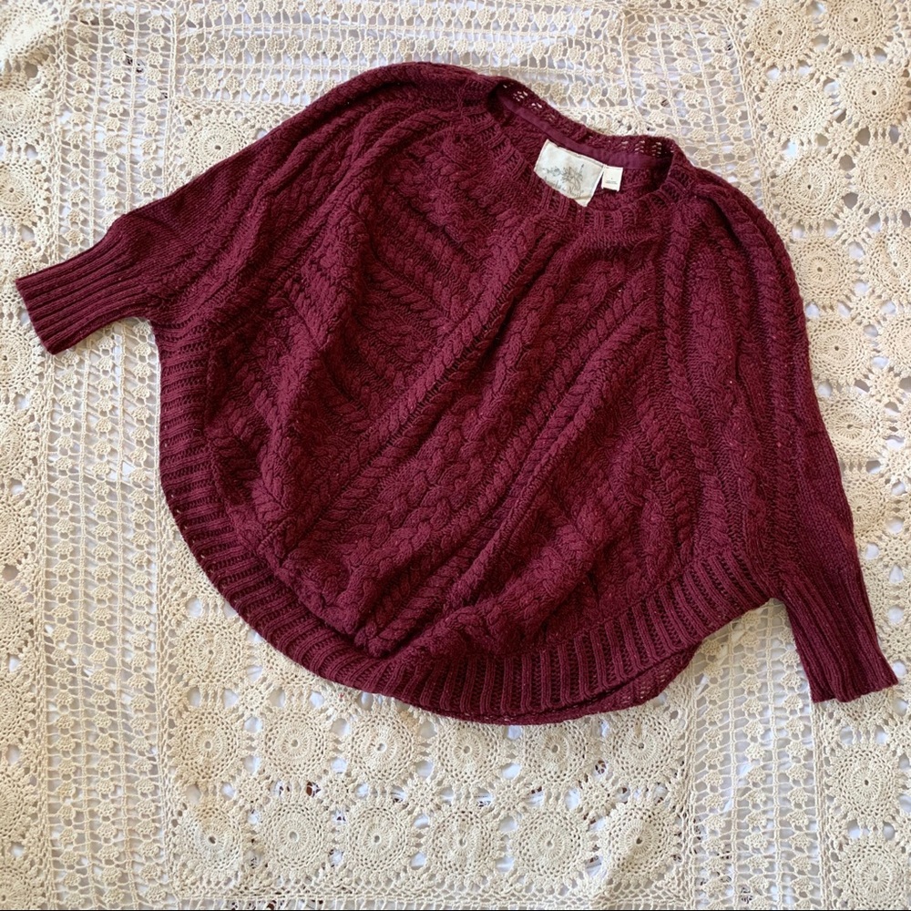 Anthropologie angel of the north sweater
